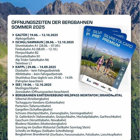 Apart Scharler Mit Silvretta Card سي المظهر الخارجي الصورة